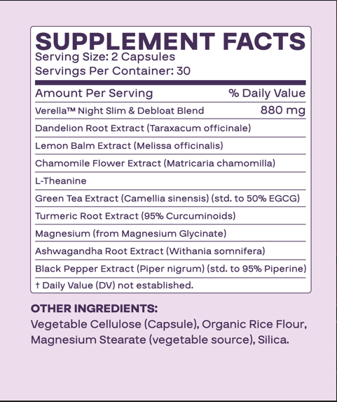 Verella Debloat With Metabolism Support