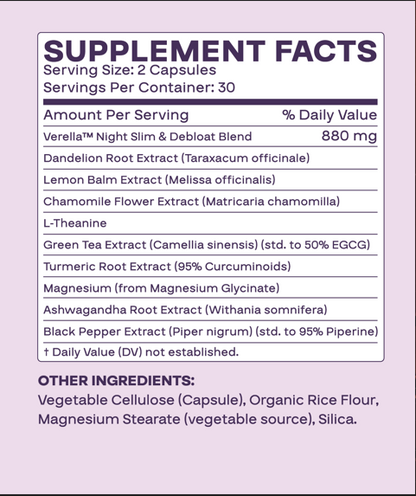 Verella Debloat With Metabolism Support